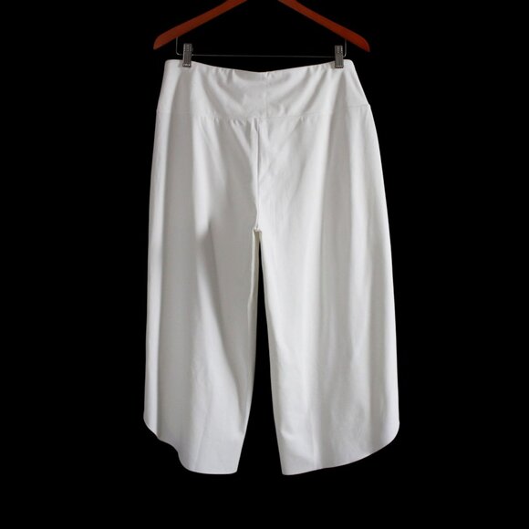 G4Free High Waist Wide Leg Yoga Capris - Picture 2 of 14